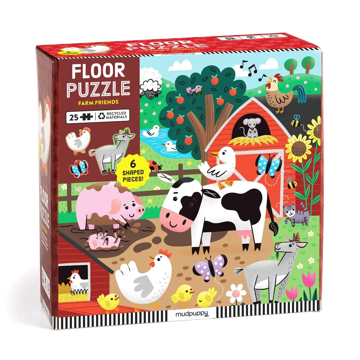 FARM FRIENDS - 25 PIECE FLOOR PUZZLE