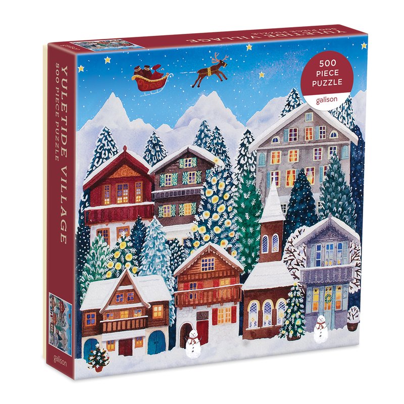 YULETIDE VILLAGE 500 PC. PUZZLE