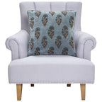 BLOCK PRINT VEL MUGHAL PILLOW