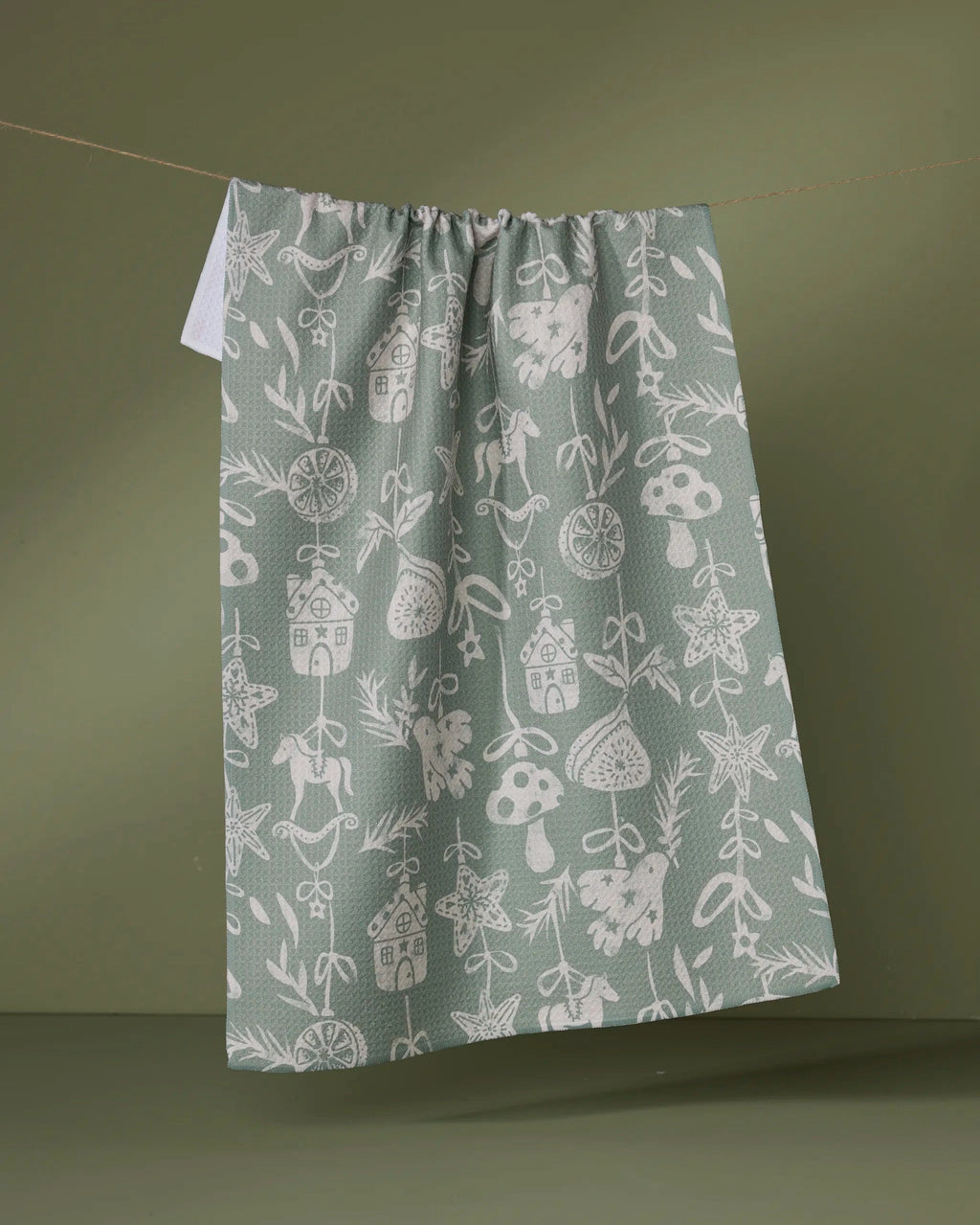 GEOMETRY TEA TOWEL - COZY ORNAMENTS