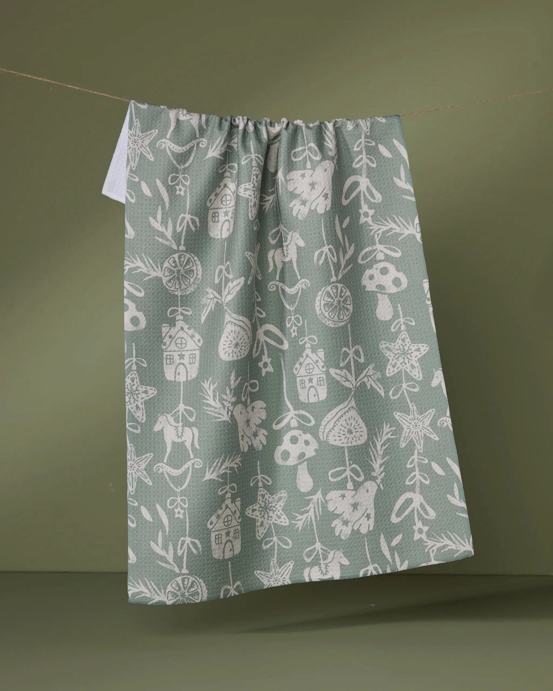 GEOMETRY TEA TOWEL - COZY ORNAMENTS