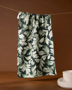 GEOMETRY TEA TOWEL - CLASSIC FOLIAGE