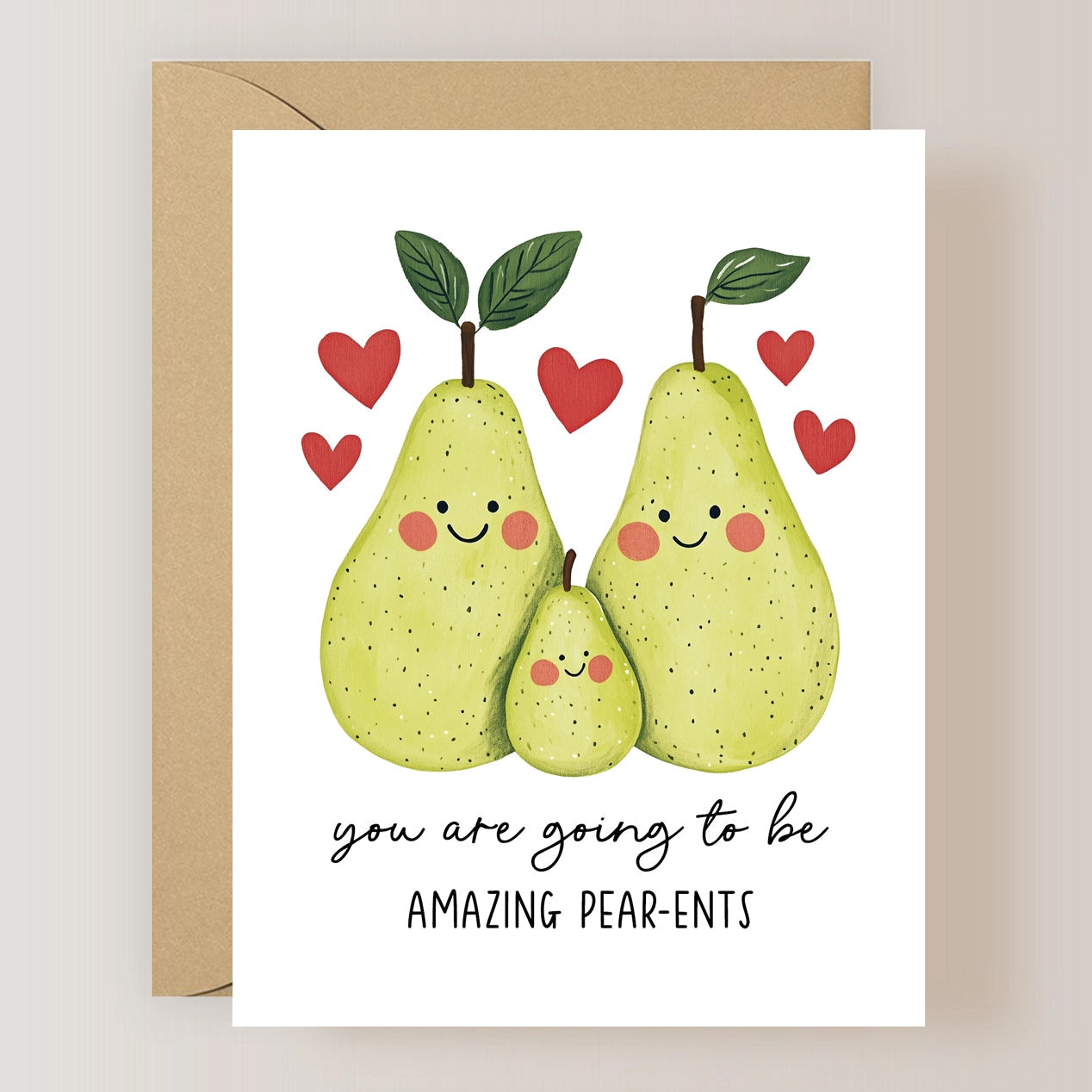 AMAZING PEAR-ENTS CARD
