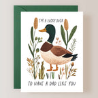 LUCKY DUCK FATHER'S DAY CARD