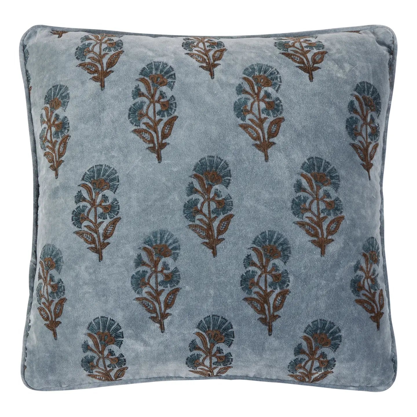 BLOCK PRINT VEL MUGHAL PILLOW