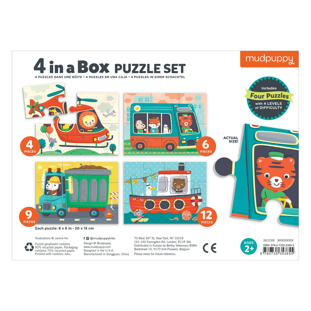 TRANSPORTATION BOX PUZZLE SET