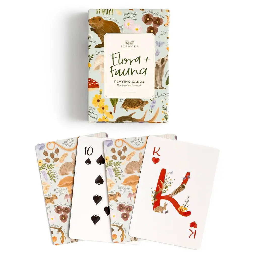 FOREST FLOOR MUSHROOMS PLAYING CARDS