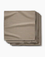 GEOMETRY DINNER NAPKINS - HAZEL GINGHAM