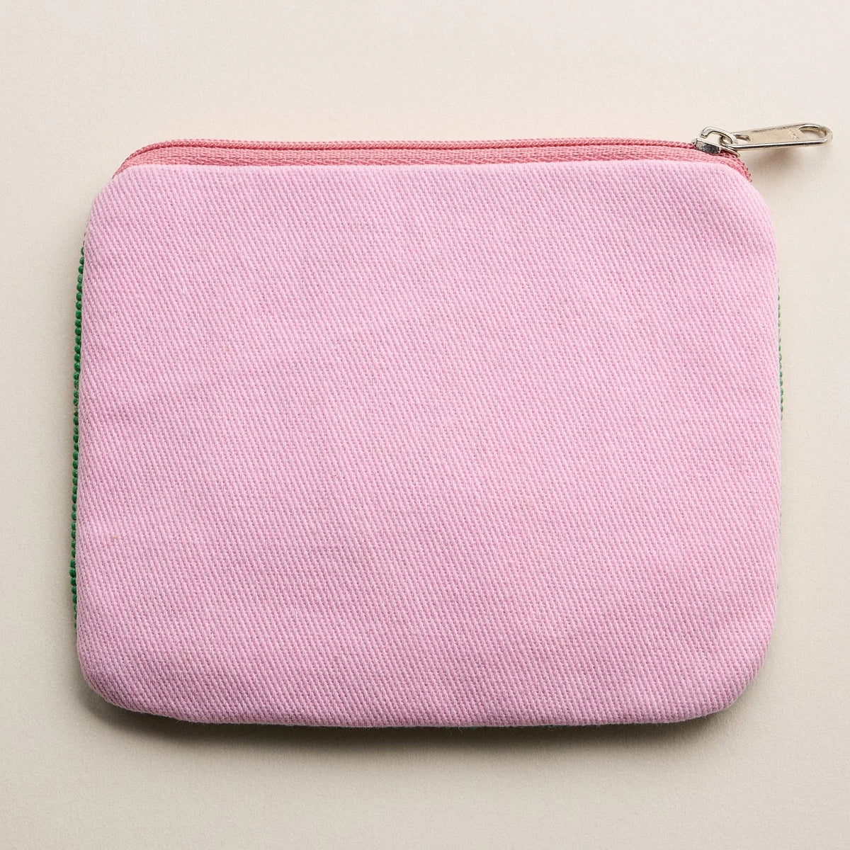 LIBBY BEADED SARDINE ZIP POUCH