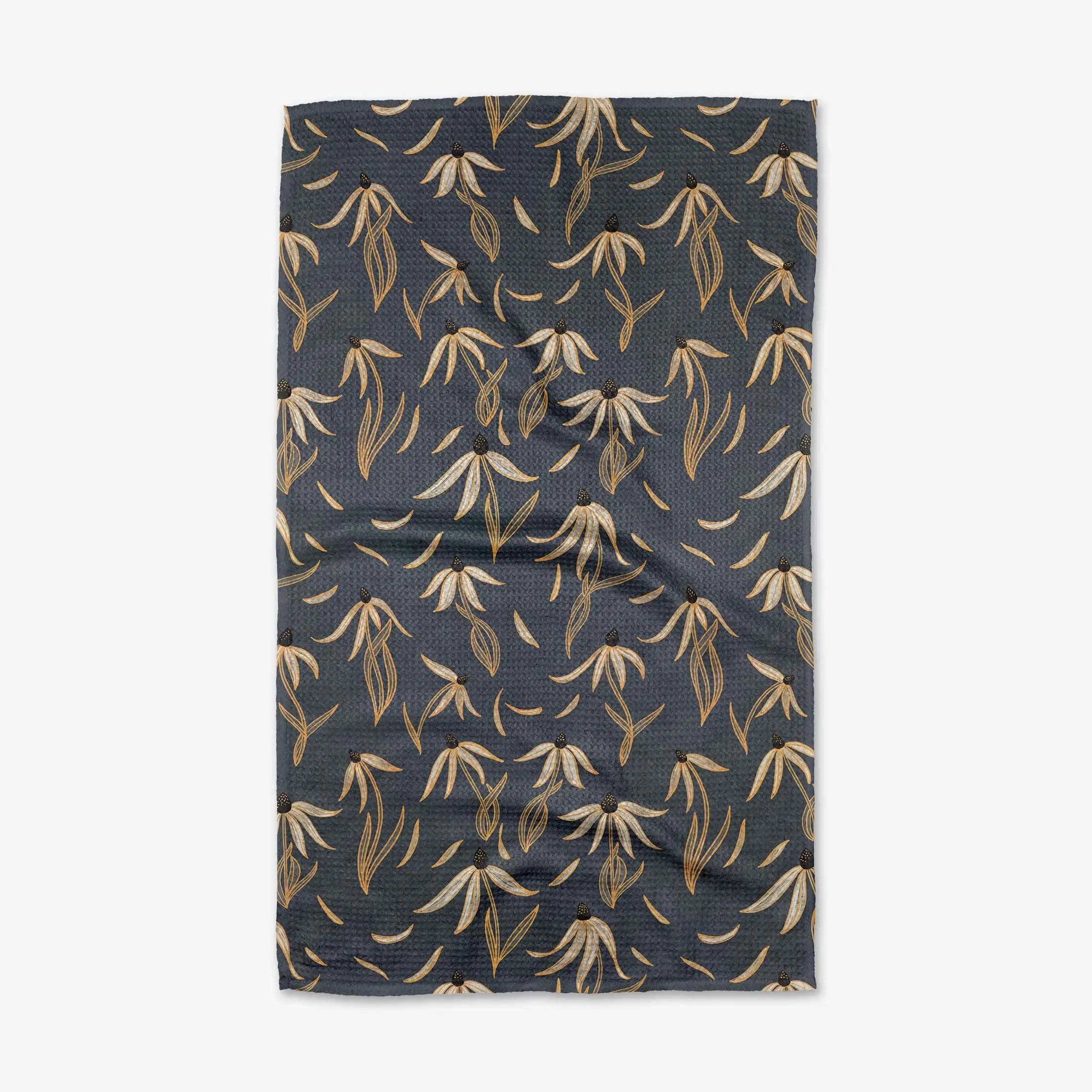 GEOMETRY TEA TOWEL - ECHINACEA