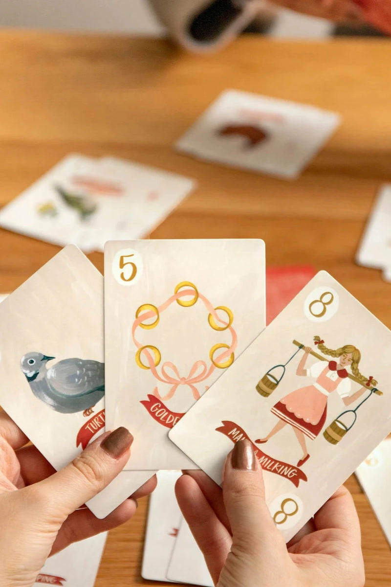 12 DAYS OF CHRISTMAS GO FISH CARD GAME