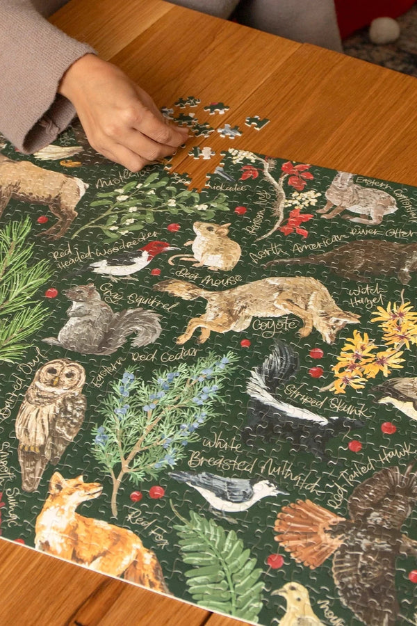 WINTER FLORA & FAUNA 1,000 PIECE PUZZLE