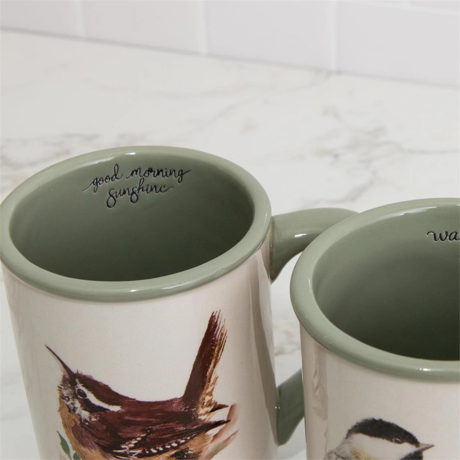 BIRDS ON A BRANCH MUG SET