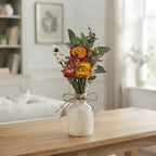 GOLDEN STRAWFLOWER & GRAINS BOUQUET