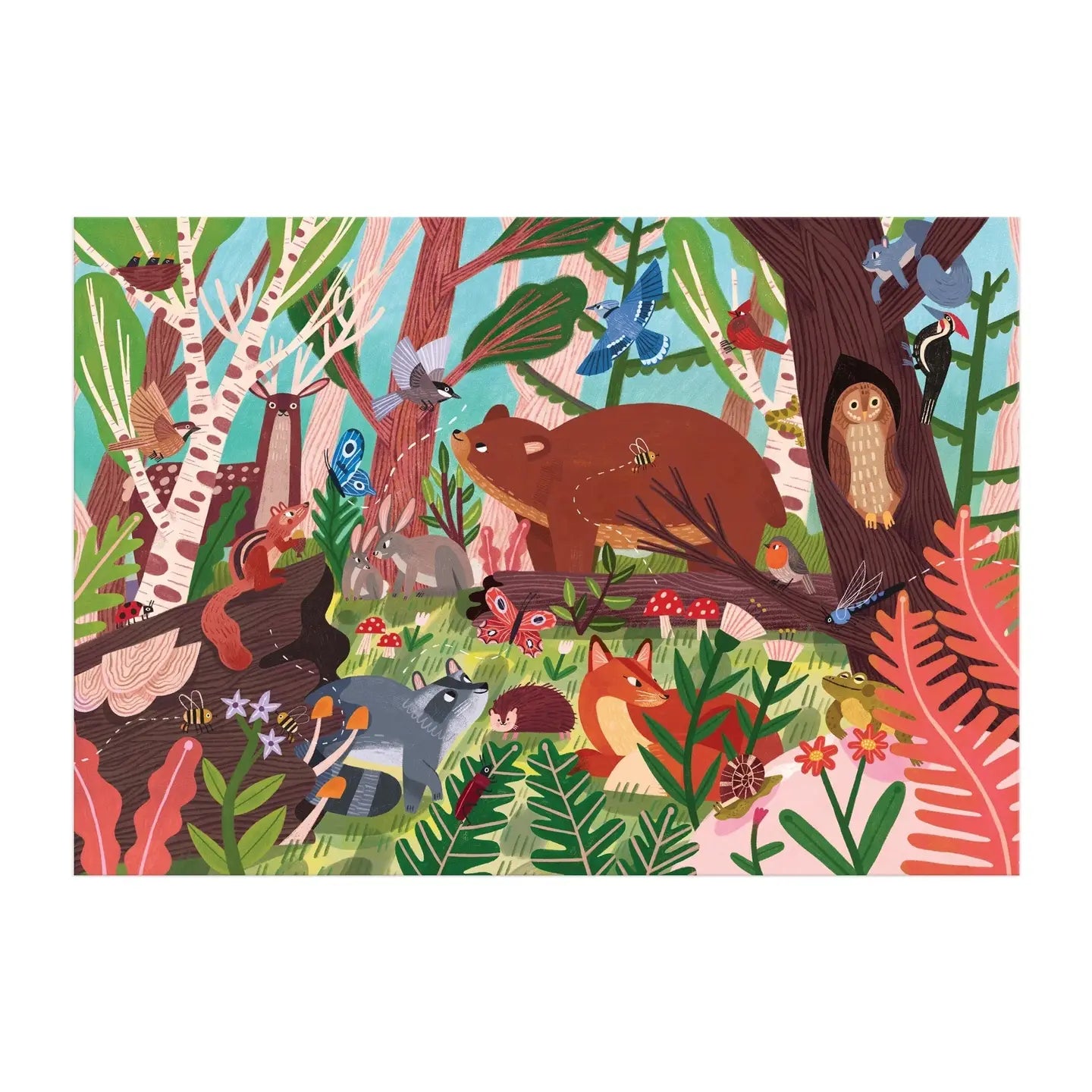 WOODLAND WORLD 100 PIECE PUZZLE