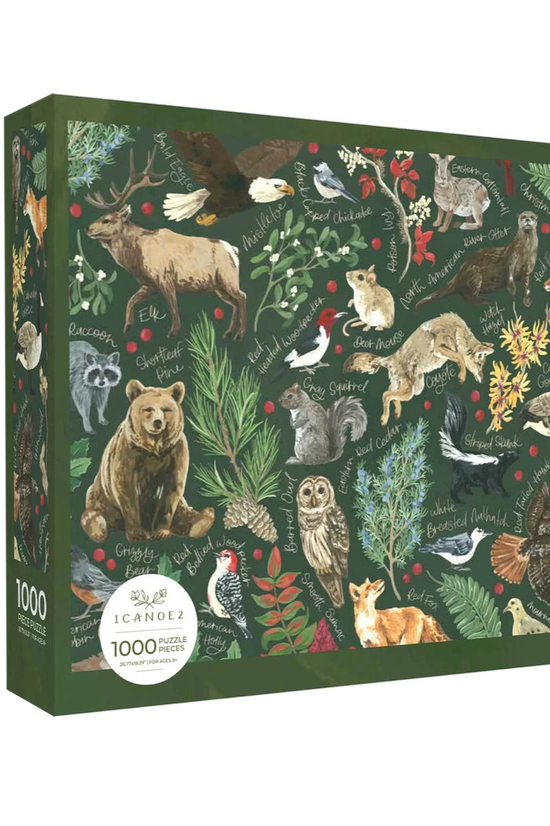 WINTER FLORA & FAUNA 1,000 PIECE PUZZLE