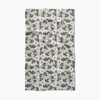 GEOMETRY TEA TOWEL - PAINTED SPRING FLOWERS