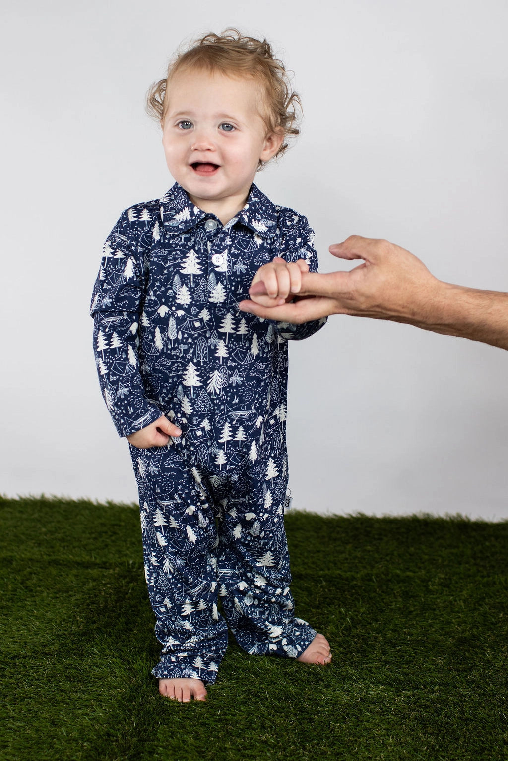 ADVENTURE AWAITS POLO ROMPER