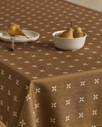 GEOMETRY - AMBER STITCH TABLECLOTH