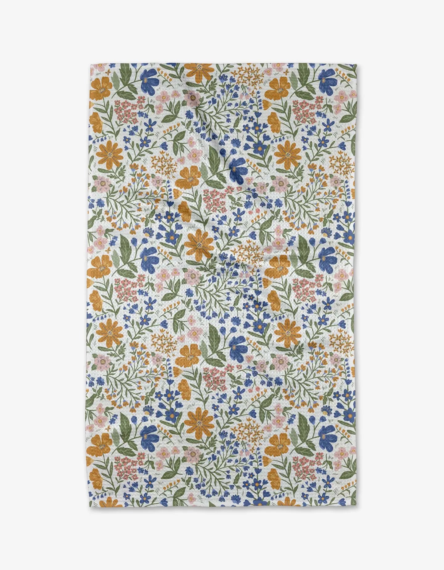 GEOMETRY TEA TOWEL - COTTAGE MEADOW