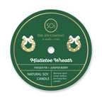 MISTLETOE WREATH CANDLE