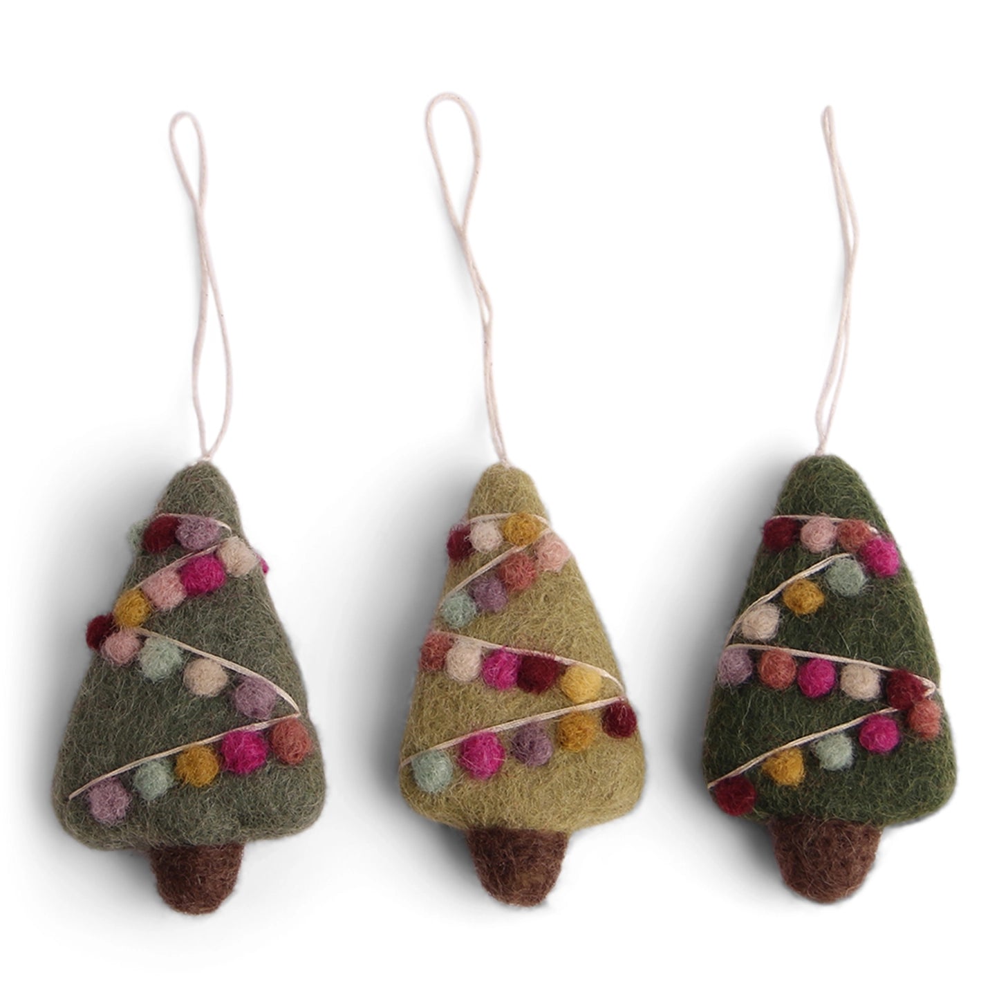 MINI CHRISTMAS TREES - SET OF 3
