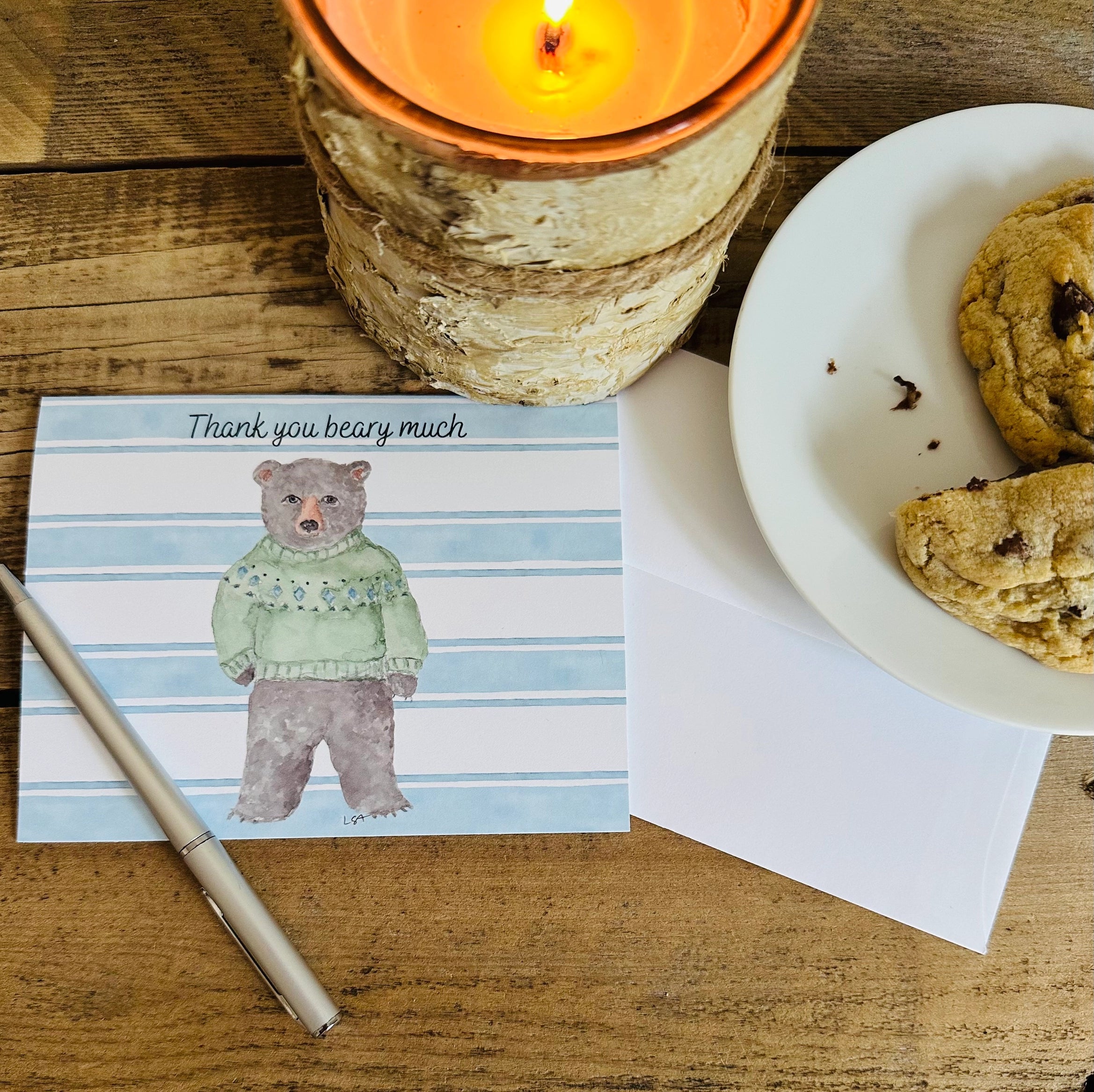 THANK YOU BEARY MUCH NOTECARD SET