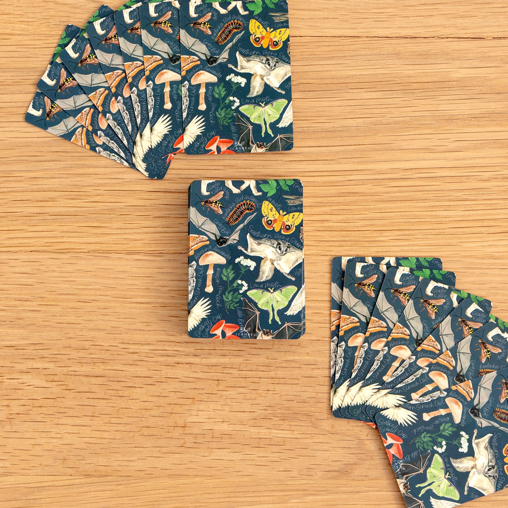 MIDNIGHT FLORA + FAUNA CARDS