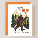 BIGFOOT BIRTHDAY CARD
