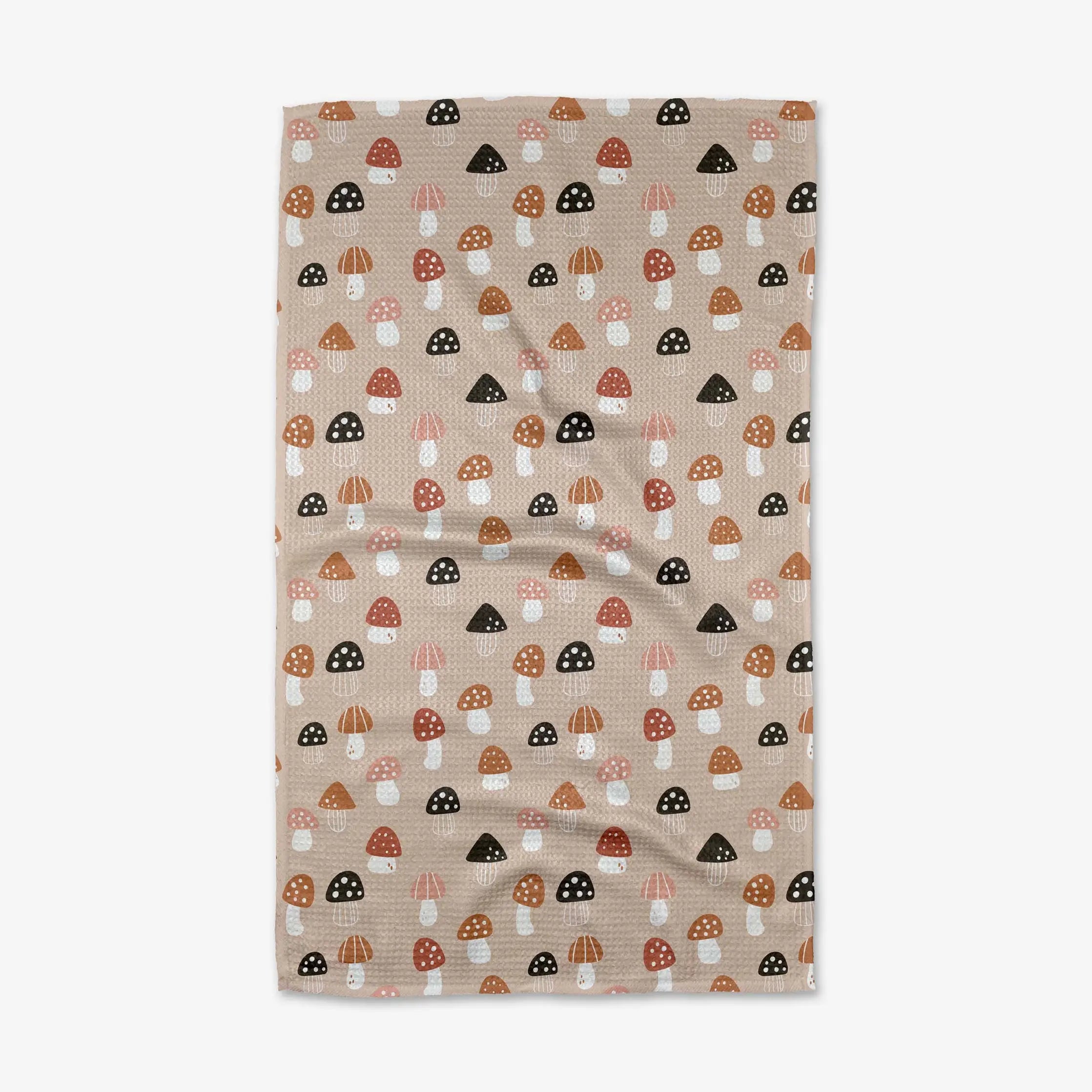 GEOMETRY TEA TOWEL - FALL MUSHROOM HARVEST