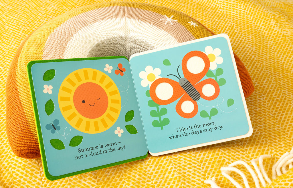 A FIRST FELT BOOK: RAIN AND SHINE - CHILDREN'S BOOK