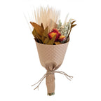 MINI WILLOW STRAWFLOWER & GRAINS BOUQUET