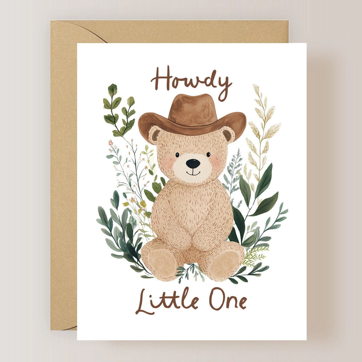 HOWDY LITTLE ONE CARD