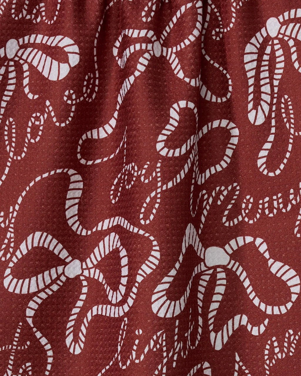 GEOMETRY TEA TOWEL - CHEERFUL BOWS