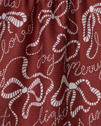 GEOMETRY TEA TOWEL - CHEERFUL BOWS