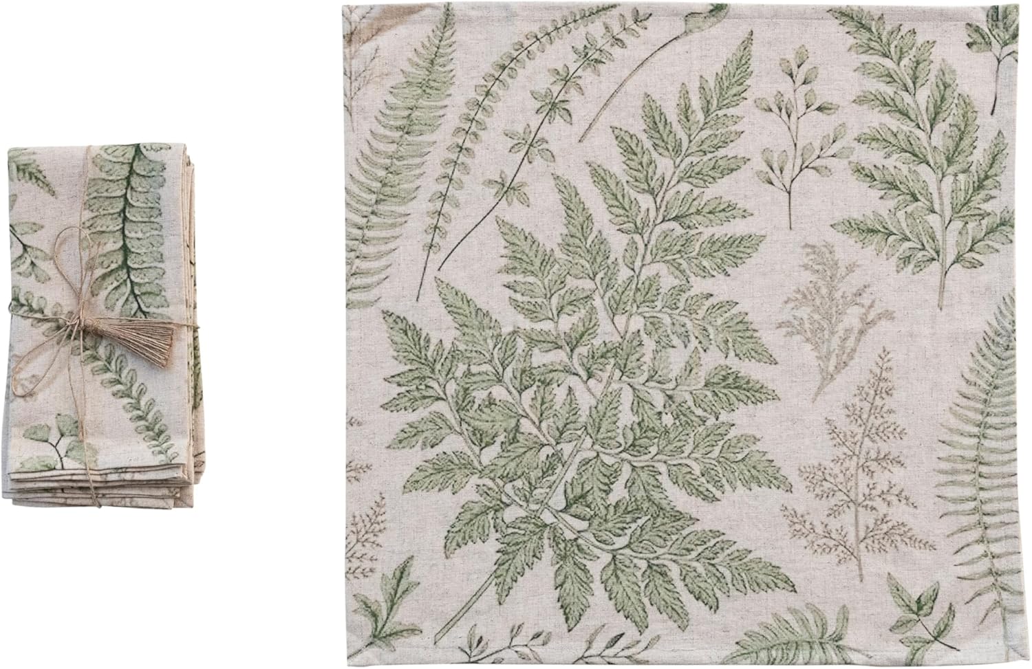 COTTON & LINEN PRINTED NAPKINS