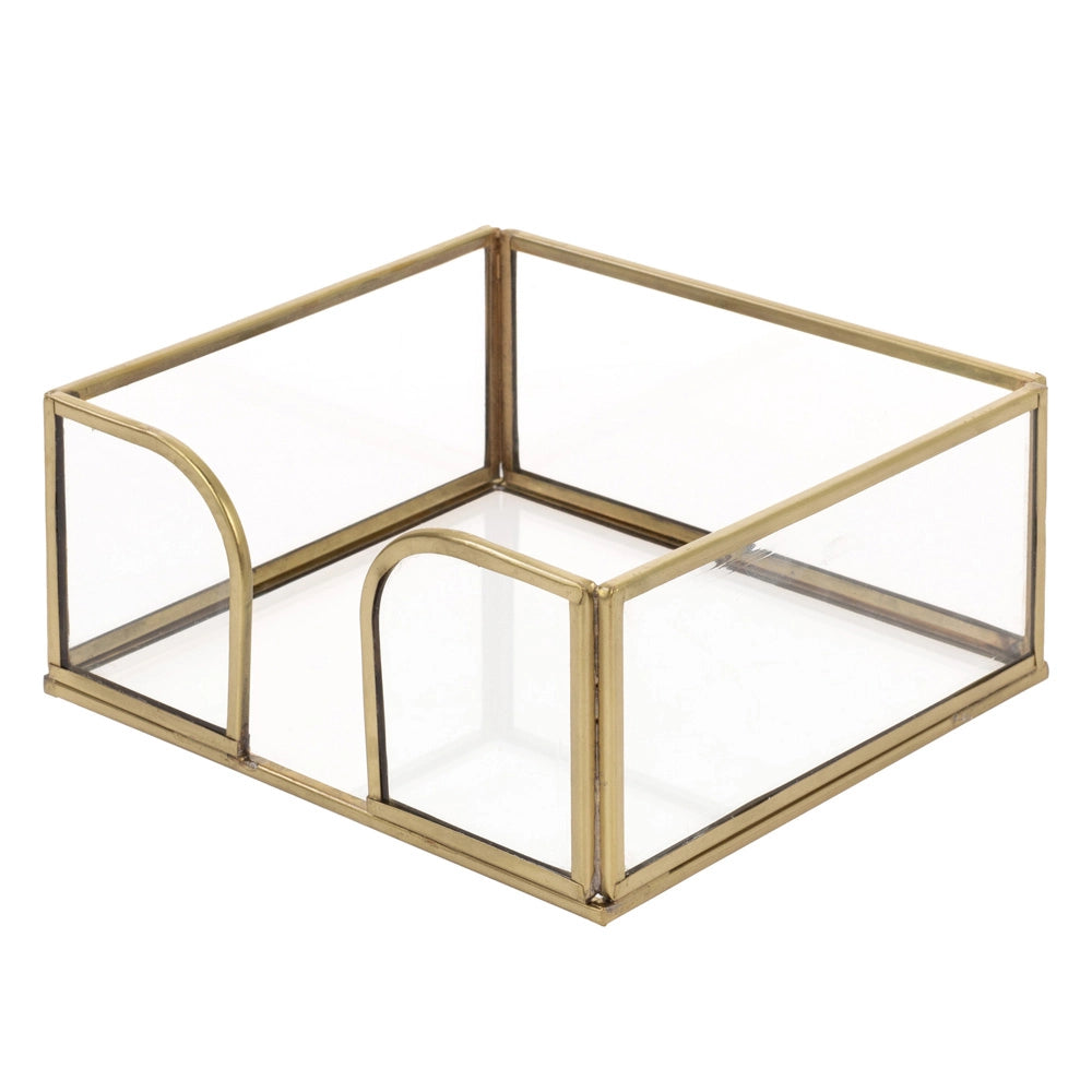 GOLD EDGE NAPKIN HOLDER