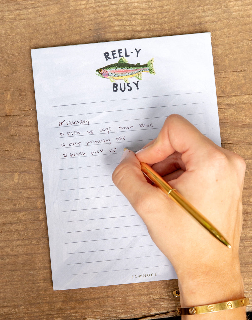 REEL-Y BUSY FISH NOTEPAD