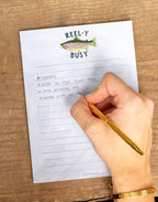 REEL-Y BUSY FISH NOTEPAD