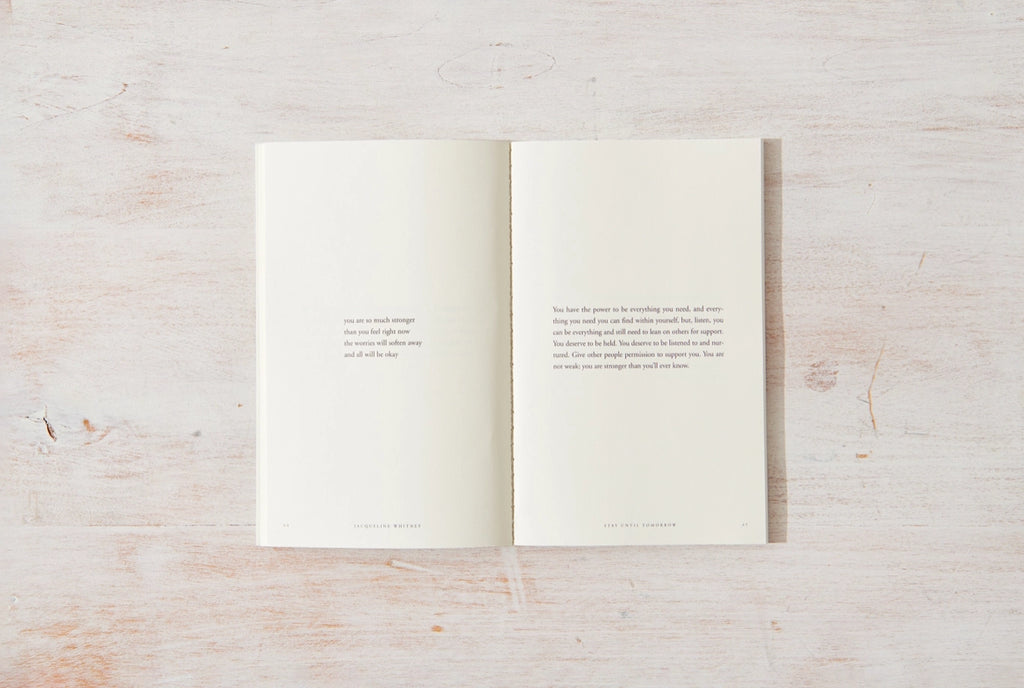 STAY UNTIL TOMORROW BOOK