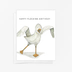 HAPPY FLOCKING BIRTHDAY CARD