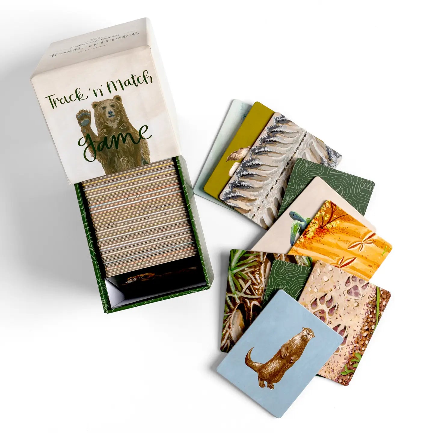 NATIONAL PARKS ANIMALS & TRACKS MEMORY CARD GAME