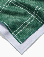 GEOMETRY TEA TOWEL - PINE FOREST PLAID