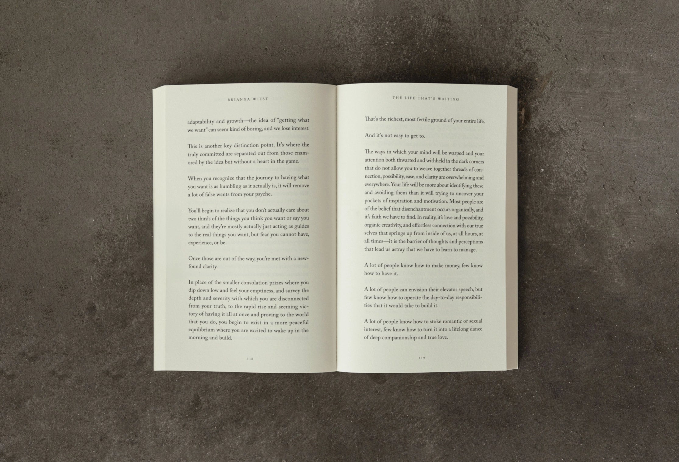 THE LIFE THAT'S WAITING