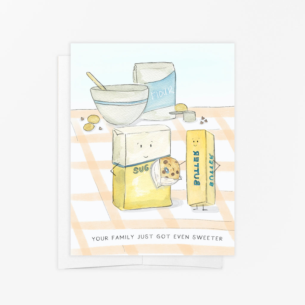 SWEET ADDITION BABY CARD