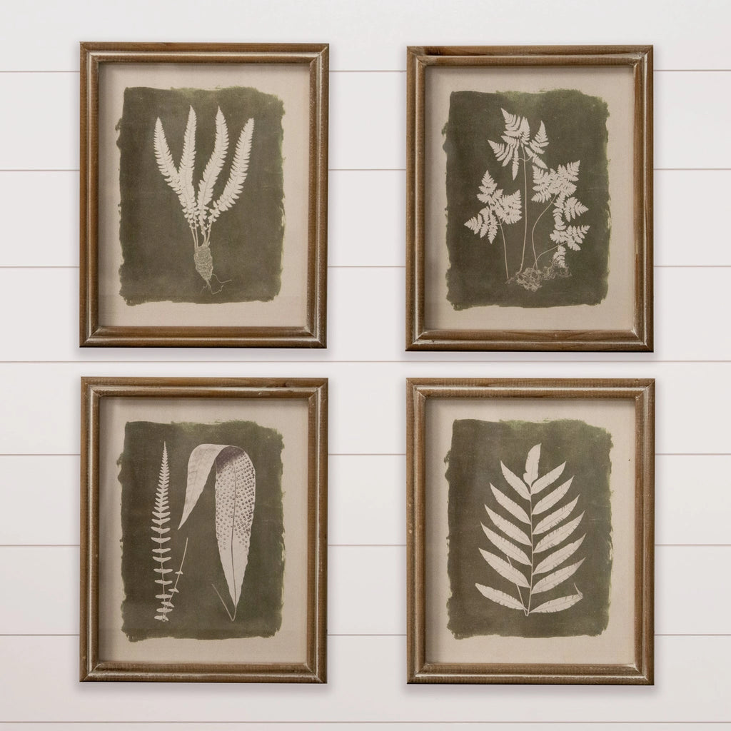 FRAMED GREEN LEAF PRINTS