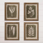 FRAMED GREEN LEAF PRINTS