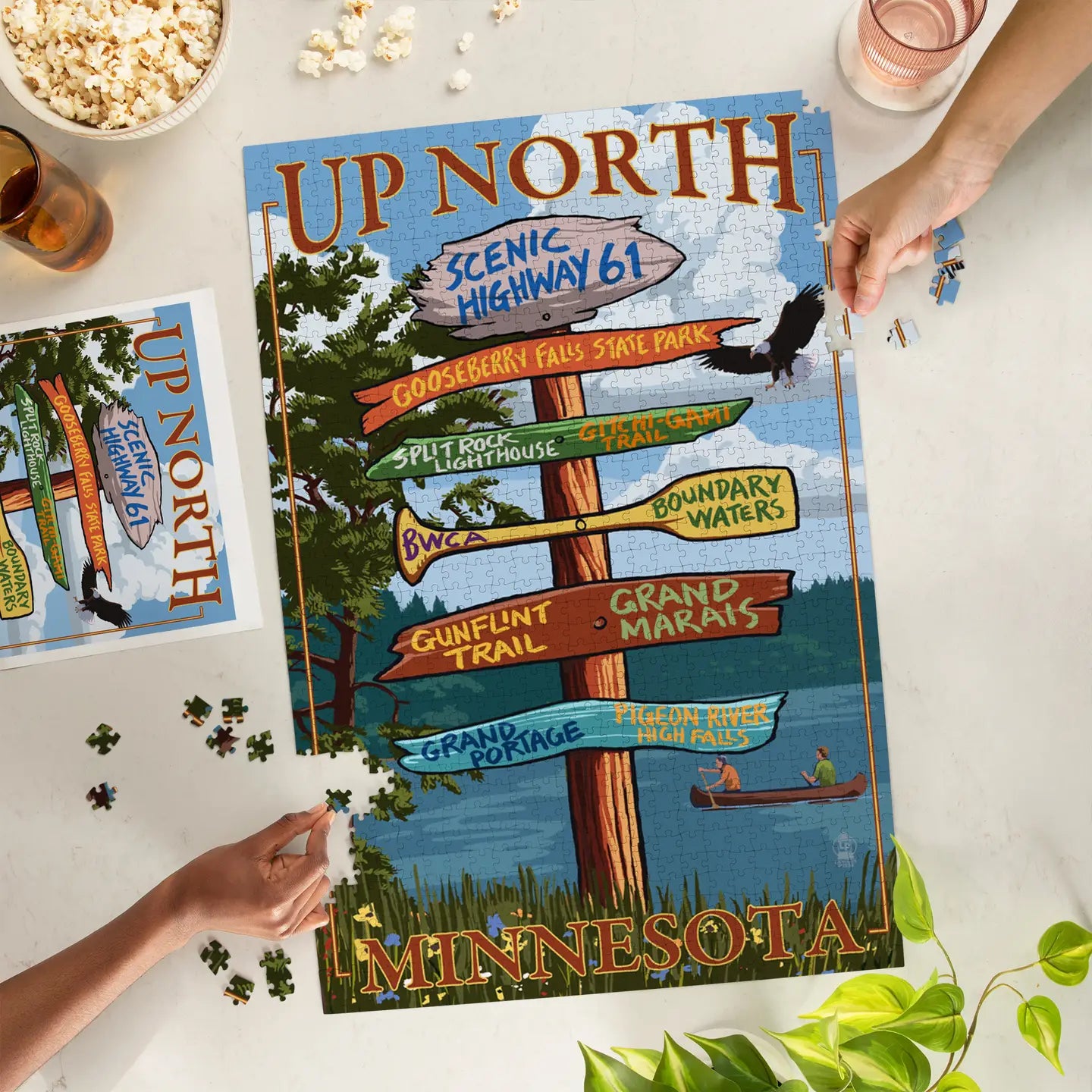 GOOSEBERRY FALLS, MN DESTINATIONS PUZZLE