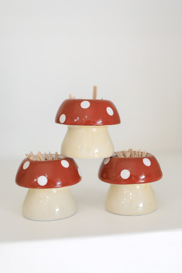 MUSHROOM TOOTHPICK HOLDER