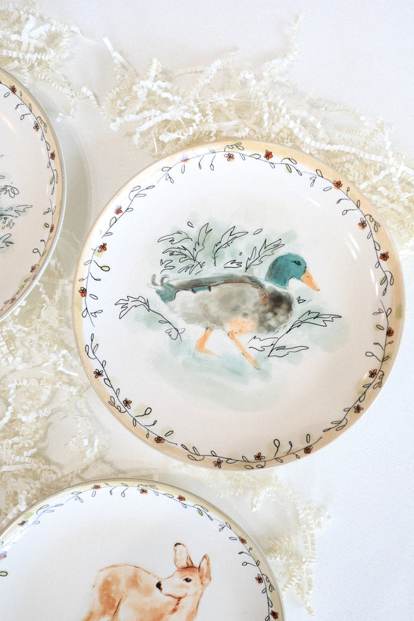 WOODLAND ANIMAL PLATE